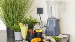 Alessi Blender Plissé Grijs - 1.5 liter - 700 W - Michele de Lucchi - MDL09 G