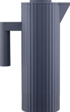 Alessi Thermoskan Plissé Grijs - 1 liter - Michele De Lucchi - MDL12 G