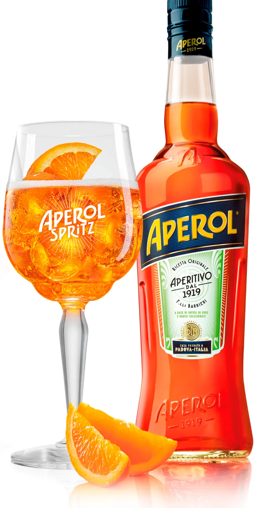 Aperol Spritz Glazen - 450 ml - Officieel Glas - 6 stuks