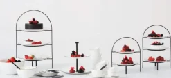 ASA Selection Etagere / Serveertoren A Table - Zwart - ø 21 cm - 3-Laags