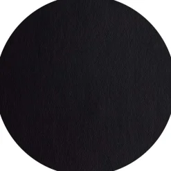 ASA Selection Placemat - Leather Optic Fine - Zwart - Afwasbaar - ø 38 cm