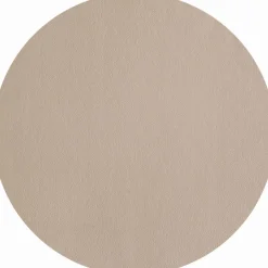 ASA Selection Placemat - Leather Optic Fine - Stone - Afwasbaar - ø 38 cm