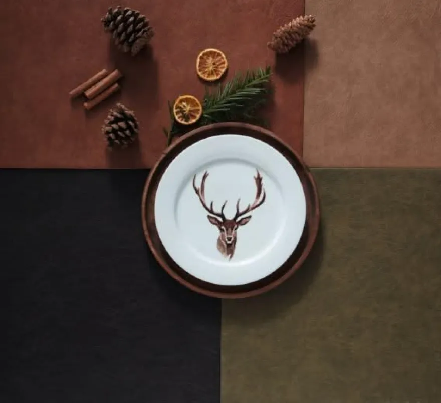ASA Selection Placemat - Vegan Leather - Nougat - Afwasbaar - 46 x 33 cm