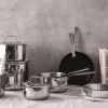 Beka Steelpan Maestro RVS met 2 giettuiten ø 12 cm / 650 ml - geschikt voor alle warmtebronnen