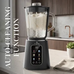 Berlinger Haus Blender Digitaal Mat Antraciet - Glazen Kan - 1.5 Liter - 1000W