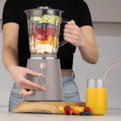 Berlinger Haus Blender Taupe - Glazen Kan - 1.5 Liter - 1000W