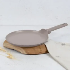 Berlinger Haus Pannenkoekenpan Taupe ø 28 cm - geschikt voor alle warmtebronnen - standaard anti-aanbaklaag