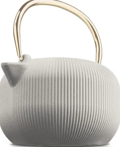 Berlinger Haus Theepot met RVS Filter - Gietijzer Mat Crème - 1 Liter