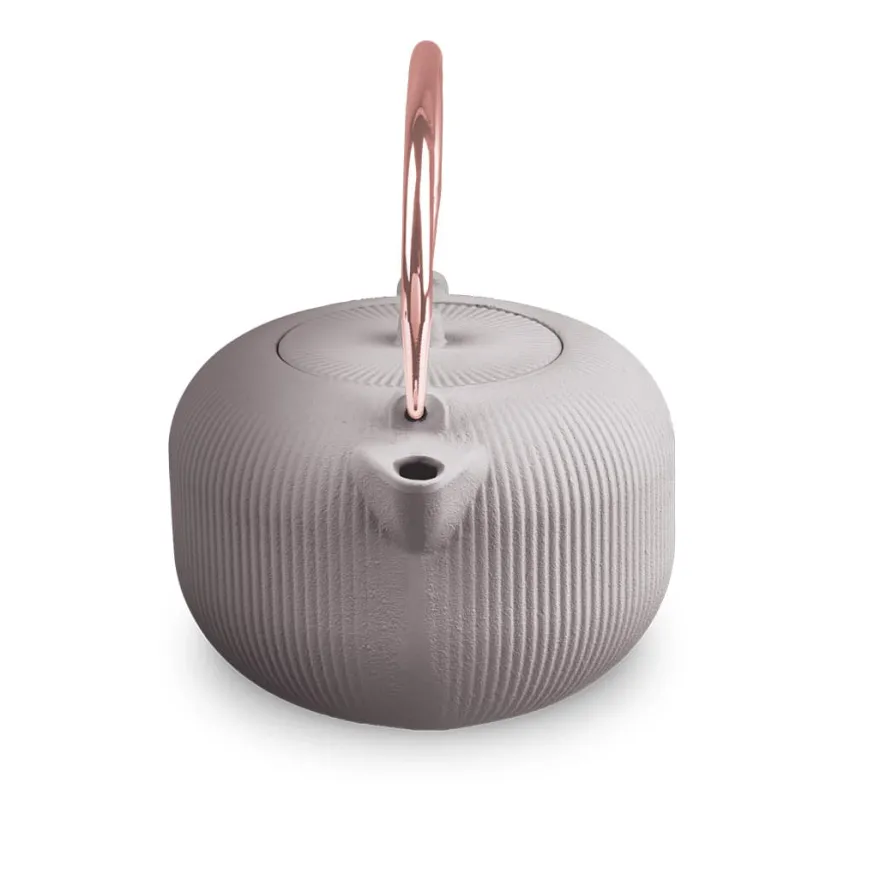 Berlinger Haus Theepot met RVS Filter - Gietijzer Taupe - 1 Liter