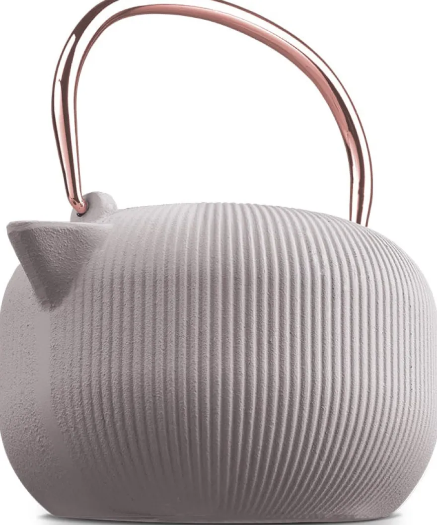 Berlinger Haus Theepot met RVS Filter - Gietijzer Taupe - 1 Liter