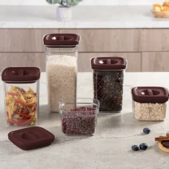 Berlinger Haus Voorraadpottenset Mat Bordeaux 5-delig