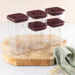 Berlinger Haus Voorraadpottenset Mat Bordeaux 5-delig