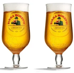 Birra Moretti Bierglazen 250 ml - 2 stuks