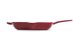 BK Grillpan Bourgogne Chili Red Gietijzer 26 x 26 cm - geëmailleerde anti-aanbaklaag