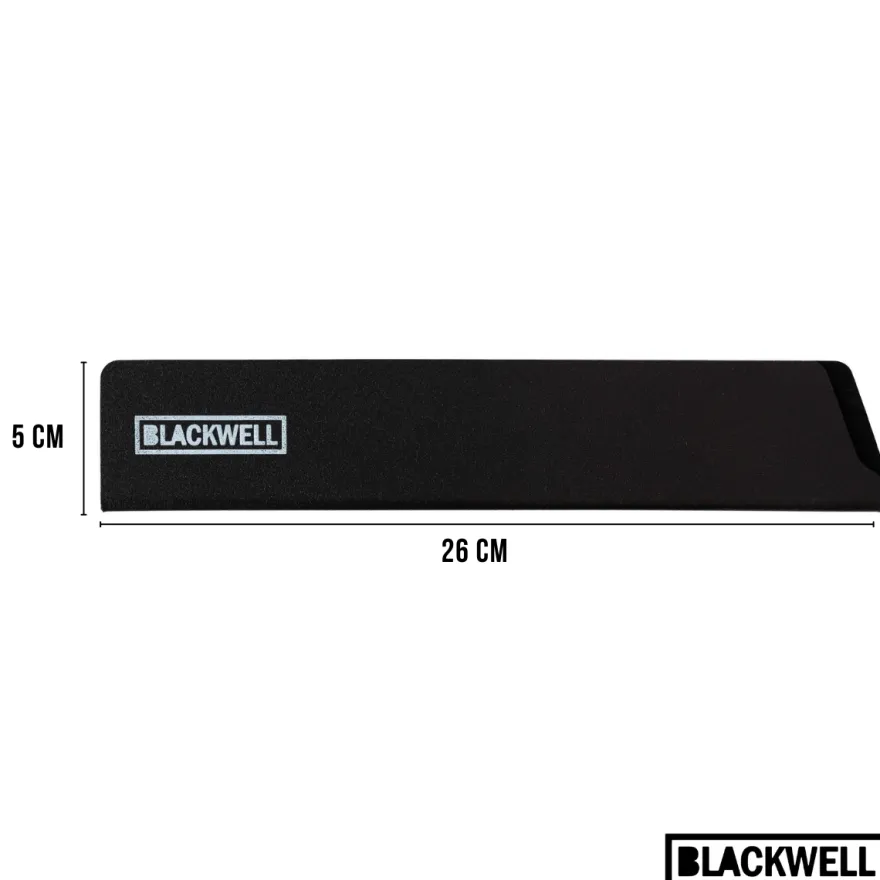 Blackwell Mesbeschermer - Universeel - Zwart - Voor messen met een lemmet tot 26 cm