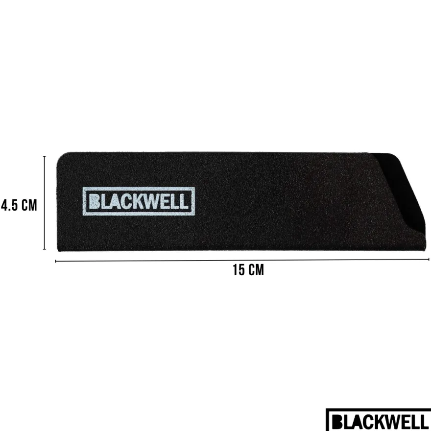 Blackwell Mesbeschermer - Universeel - Zwart - Voor messen met een lemmet tot 15 cm