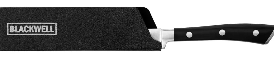 Blackwell Mesbeschermer - Universeel - Zwart - Voor messen met een lemmet tot 15 cm