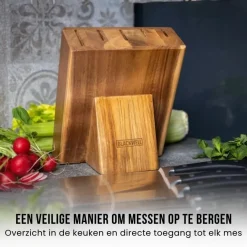 Blackwell Messenblok - Deluxe - Koksmes, Broodmes, Vleesmes, Officemes & Schilmes 6-delig