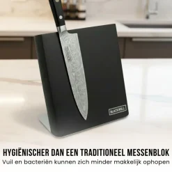Blackwell Messenblok - Magnetisch Zwart - zonder messen