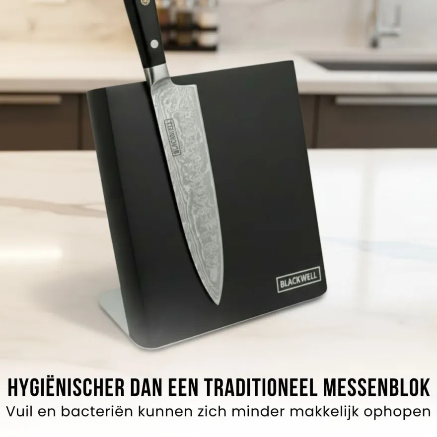 Blackwell Messenblok - Magnetisch Zwart - zonder messen