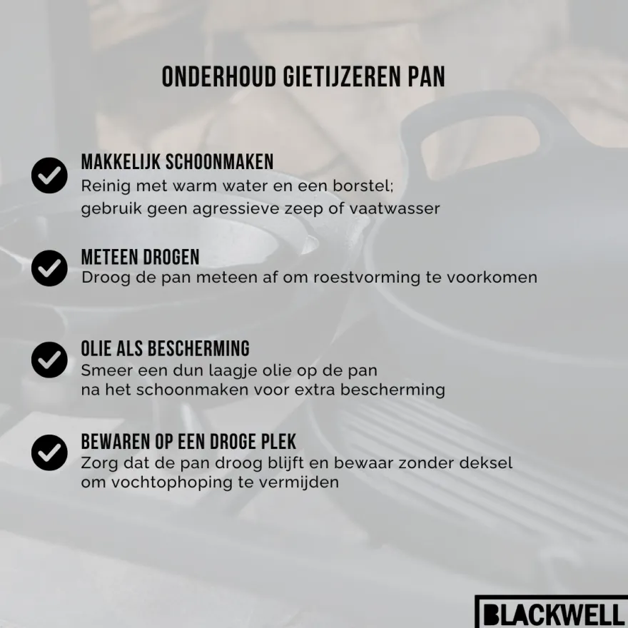 Blackwell Pizzapan Cast Iron Gietijzer ø 30 cm