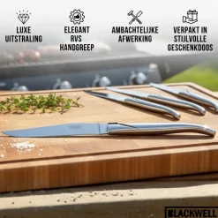 Blackwell Steakmessen Laguiole - RVS - 6 Stuks
