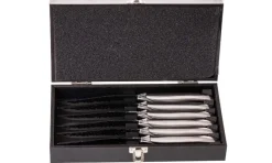 Blackwell Steakmessen Laguiole - Raw Black Lemmet - RVS - 6 Stuks