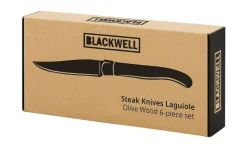 Blackwell Steakmessen Laguiole - Olijfhout - 6 Stuks