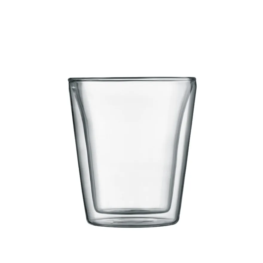 Bodum Dubbelwandige koffie- / theeglazen Canteen - gepatenteerd ventiel - 200 ml - 2 stuks