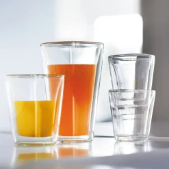 Bodum Dubbelwandige latte macchiato glazen Canteen - gepatenteerd ventiel - 400 ml - 6 stuks