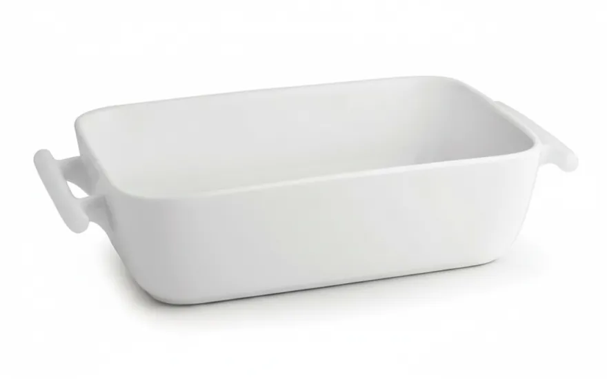BonBistro Ovenschaal Yong Squito - Wit - 20 x 14 x 6 cm / 1.1 Liter - 2 stuks