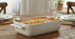 BonBistro Ovenschalen Yong Squito - Wit - 39 x 24 x 6 cm / 3.5 Liter - 2 stuks