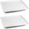 BonBistro Petitfour Bordjes Yong Squito 10 x 10 cm - Wit - 6 stuks
