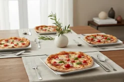 BonBistro Serviesset Yong Squito - Wit 12-delig / 4 personen - 4 dinerborden, 4 ontbijtborden en 4 kommen