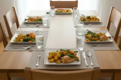 BonBistro Serviesset Yong Squito - Wit 18-delig / 6 personen - 6 dinerborden, 6 diepe borden en 6 ontbijtborden