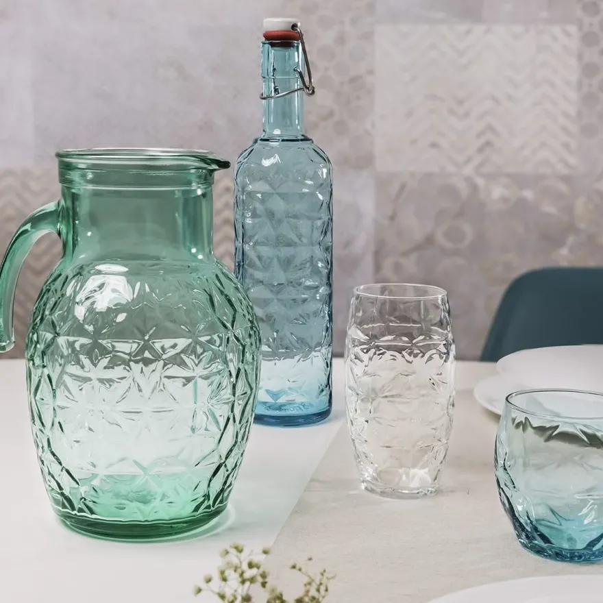 Bormioli Rocco Beugelfles / Weckfles Oriente - Blauw - 1 liter