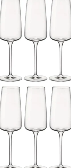 Bormioli Rocco Champagneglazen - Flutes - Nexo - 240 ml - 6 stuks