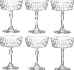 Bormioli Rocco Cocktailglazen America 20's - 270 ml - 6 stuks