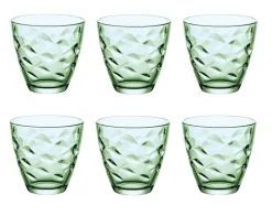 Bormioli Rocco Glazen Flora - Groen - 250 ml - 6 stuks