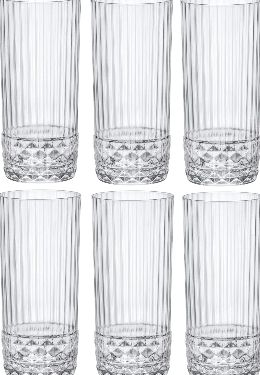 Bormioli Rocco Longdrinkglazen America 20's - 490 ml - 6 stuks