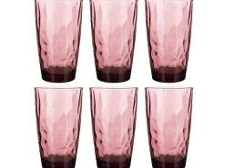 Bormioli Rocco Longdrinkglazen Diamond - Paars - 470 ml - 6 stuks