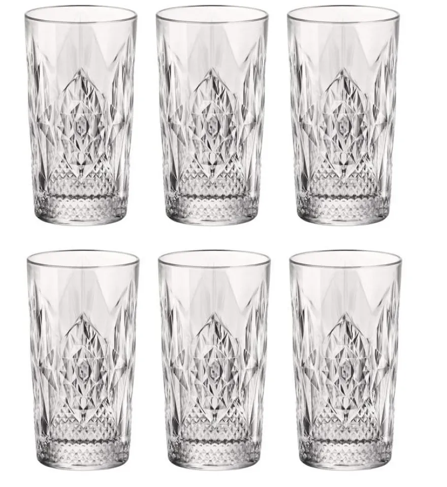 Bormioli Rocco Longdrinkglazen Stone - 490 ml - 6 stuks