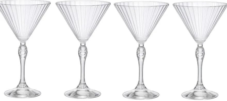Bormioli Rocco Martini Glazen America 20's - 240 ml - 4 stuks