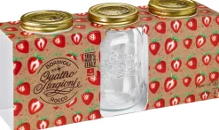 Bormioli Rocco Mason Jar / Weckpot Quattro Stagioni - ø 8.6 cm / 1 liter - 3 stuks