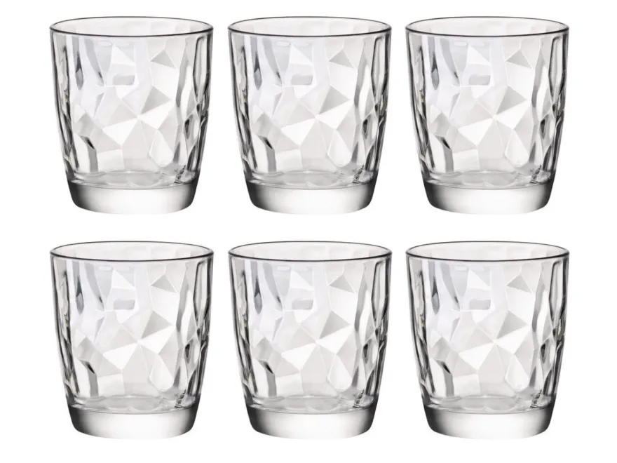 Bormioli Rocco Waterglazen Diamond - 300 ml - 6 stuks