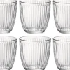 Bormioli Rocco Waterglazen Line Transparant 290 ml - 6 stuks