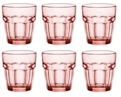 Bormioli Rocco Waterglazen Rock Bar - Oranje - 270 ml - 6 stuks