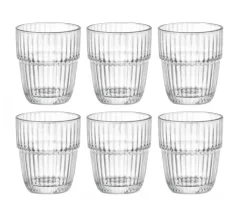 Bormioli Rocco Waterglazen Stapelbaar - Barshine - 210 ml - 6 stuks