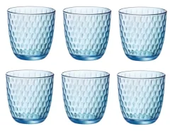 Bormioli Rocco Waterglazen Slot - Blauw - 290 ml - 6 stuks