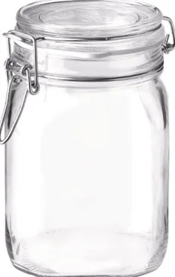 Bormioli Rocco Weckpotten Fido 11 x 11 cm / 1 liter - 4 stuks